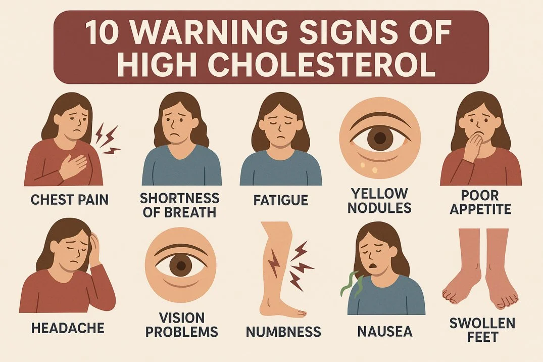 Symptoms of High Cholesterol: 10 Warning Signs & Side Effects
