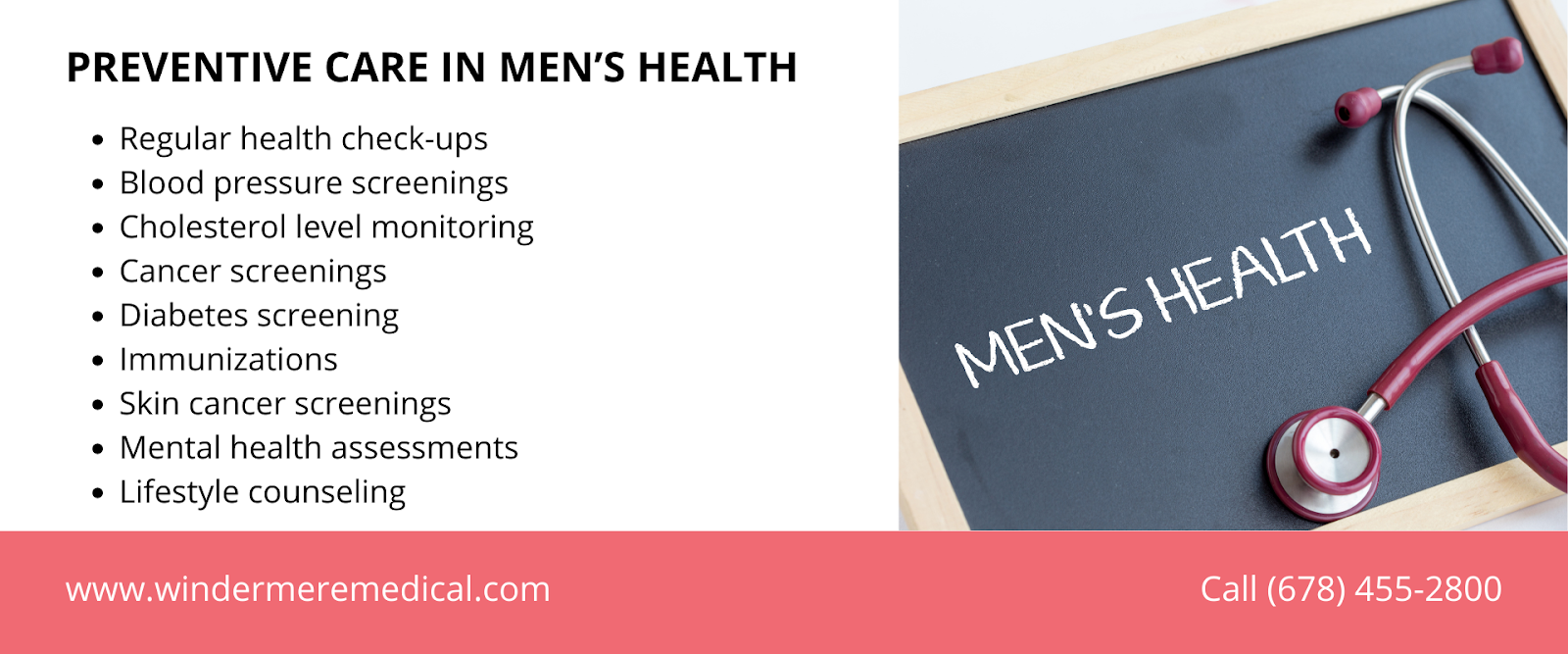 importance of preventive care in men’s health