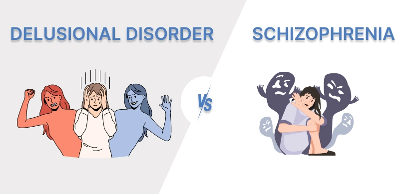 Schizophrenia vs Delusional Disorder: Understanding Symptoms, Causes & Treatment